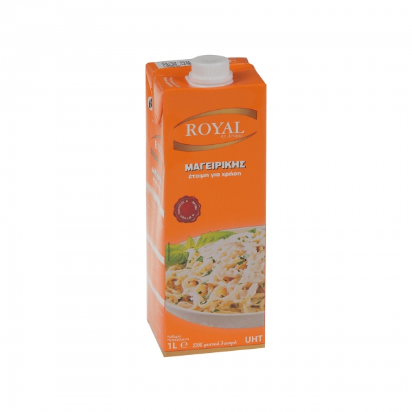 ROYAL FOR COOKING UHT 23% VEGETABLE FAT 1L