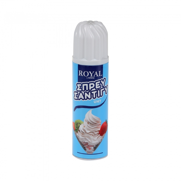 ROYAL CHANTILLY CREAM SPRAY UHT WITH VEGETABLE FAT 250g