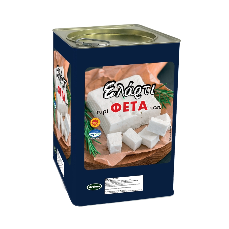 Elarti FETA CHEESE P.D.O. tainer R.W.