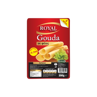 ROYAL GOUDA 48% ΣΕ ΦΕΤΕΣ -0.30€ 200g