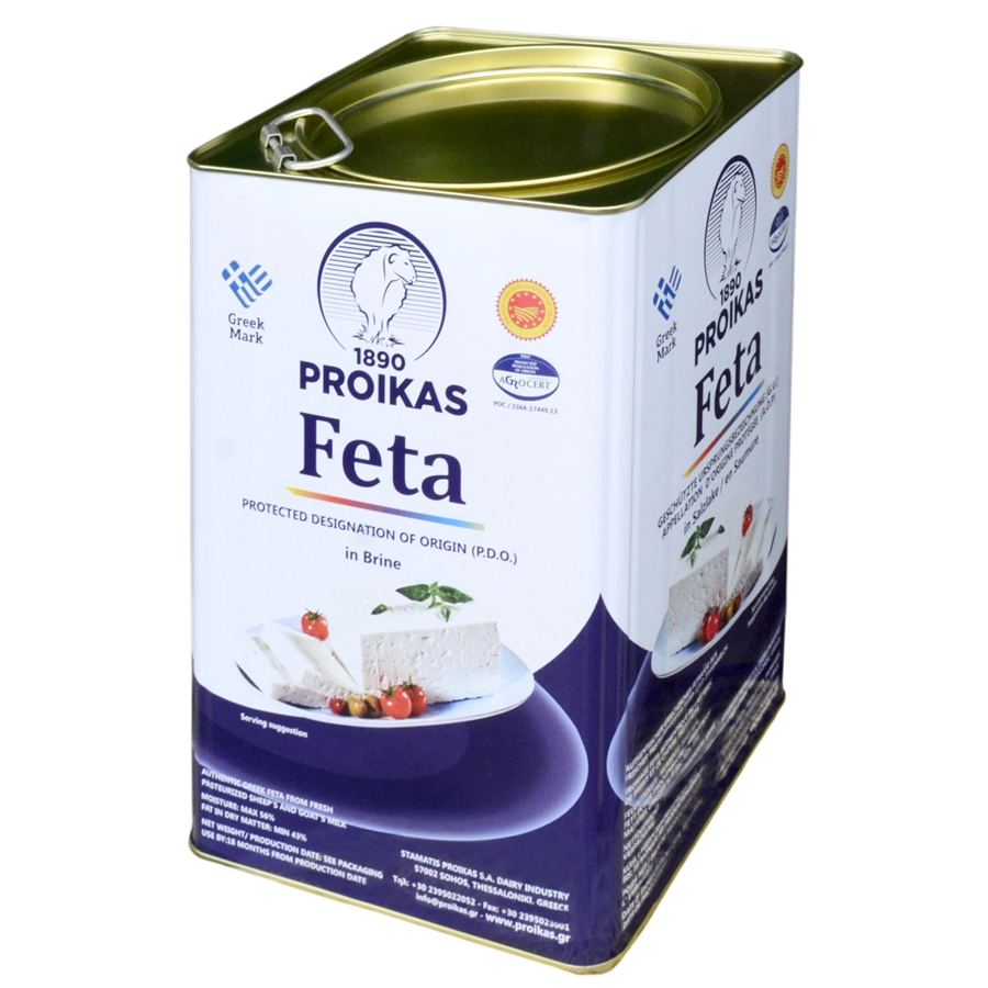 Proikas FETA CHEESE P.D.O. tainer R.W.