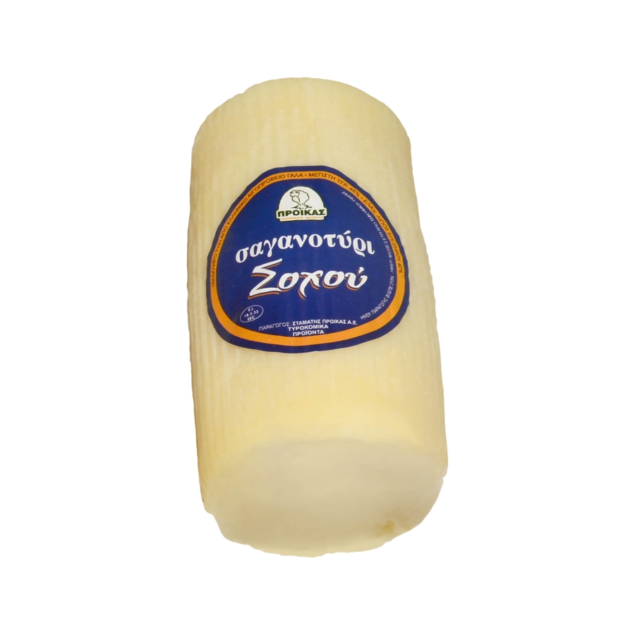 SAGANOTYRI FROM SOHOS SEMI-HARD CHEESE PROIKAS R.W.