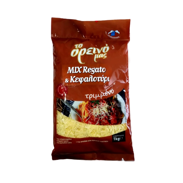 TO OREINO MAS MIX REGATO &amp; KEFALOTYRI CHEESE 1kg