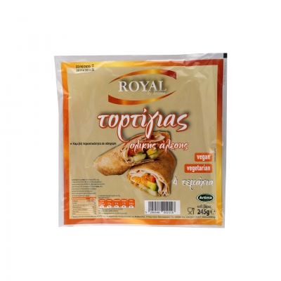 ROYAL ΤΟΡΤΙΓΙΑΣ WRAP ΟΛΙΚΗΣ ΑΛΕΣΗΣ Φ25cm (4 TMX) 245g