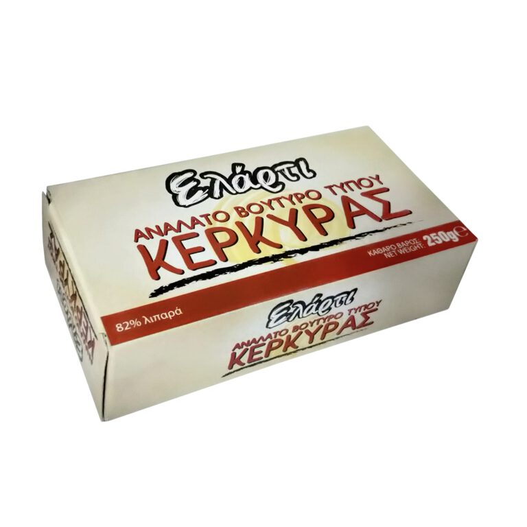 ΕΛΑΡΤΙ ΑΝΑΛΑΤΟ ΒΟΥΤΥΡΟ ΤΥΠΟΥ ΚΕΡΚΥΡΑΣ 82% 250g