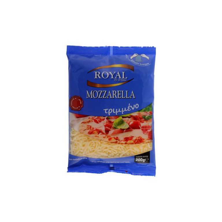 ROYAL MOZZARELLA 40% ΤΡΙΜΜΕΝΟ 200g