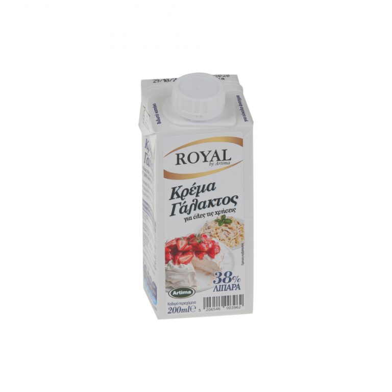 ROYAL ΚΡΕΜΑ ΓΑΛΑΚΤΟΣ 38% 200ml