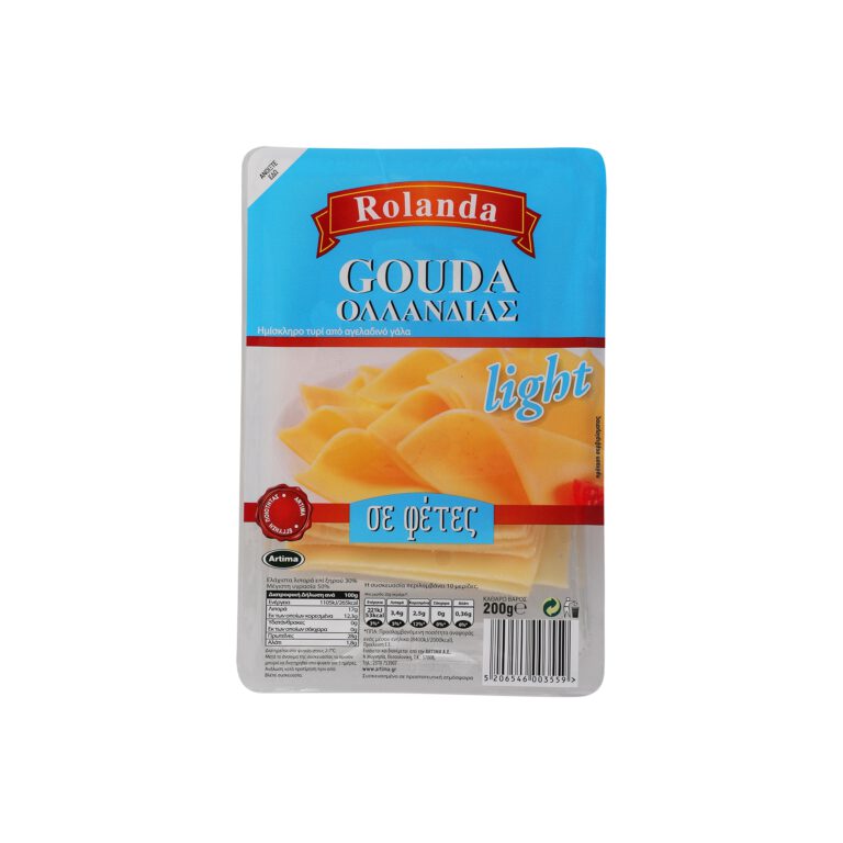 ROLANDA GOUDA LIGHT 30% ΣΕ ΦΕΤΕΣ 200g