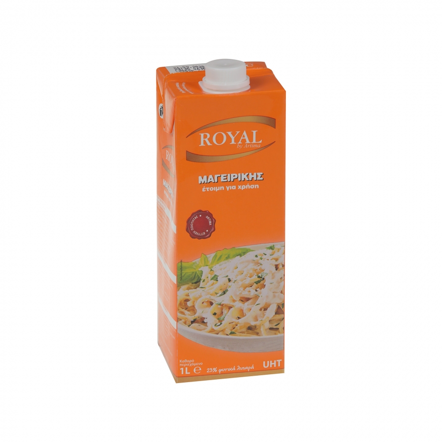 ROYAL ΜΑΓΕΙΡΙΚΗΣ UHT 23% ΦΥΤΙΚΑ ΛΙΠΑΡΑ 1L