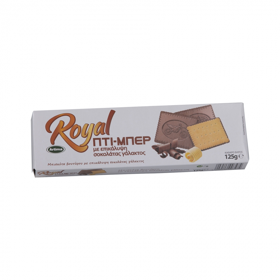 ROYAL ΠΤΙ ΜΠΕΡ ΜΕ ΕΠΙΚΑΛΥΨΗ ΣΟΚΟΛΑΤΑΣ ΓΑΛΑΚΤΟΣ 125g