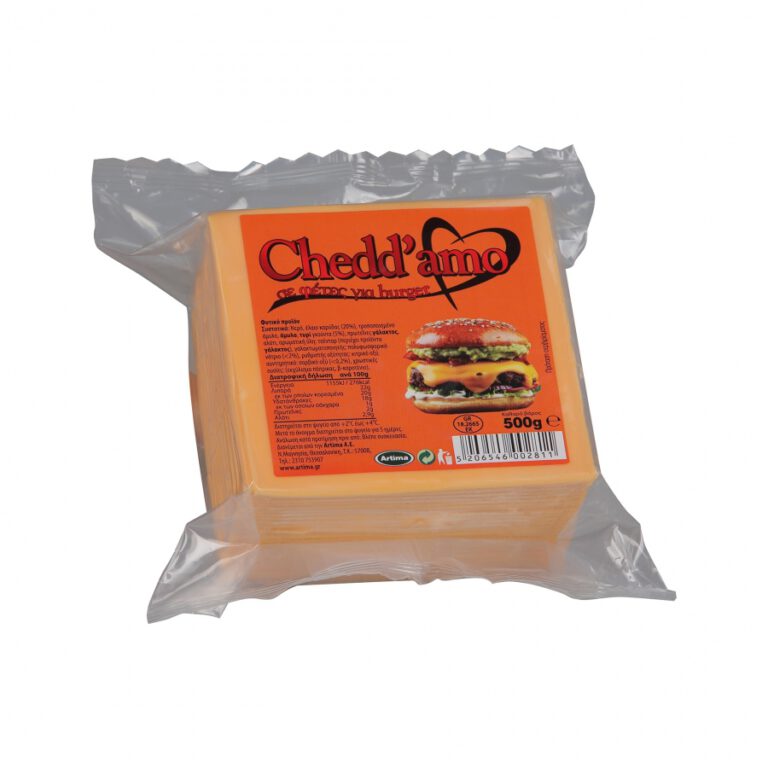 CHEDD'AMO ΣΕ ΦΕΤΕΣ ΓΙΑ BURGER 500g