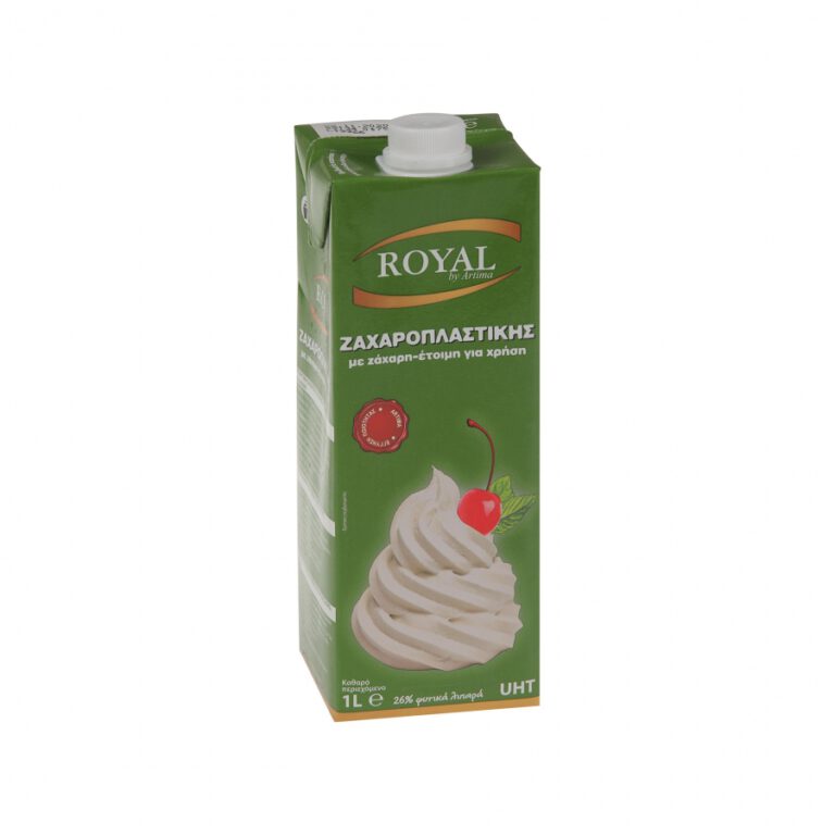 ROYAL ΖΑΧΑΡΟΠΛΑΣΤΙΚΗΣ UHT 26% ΦΥΤΙΚΑ ΛΙΠΑΡΑ 1L