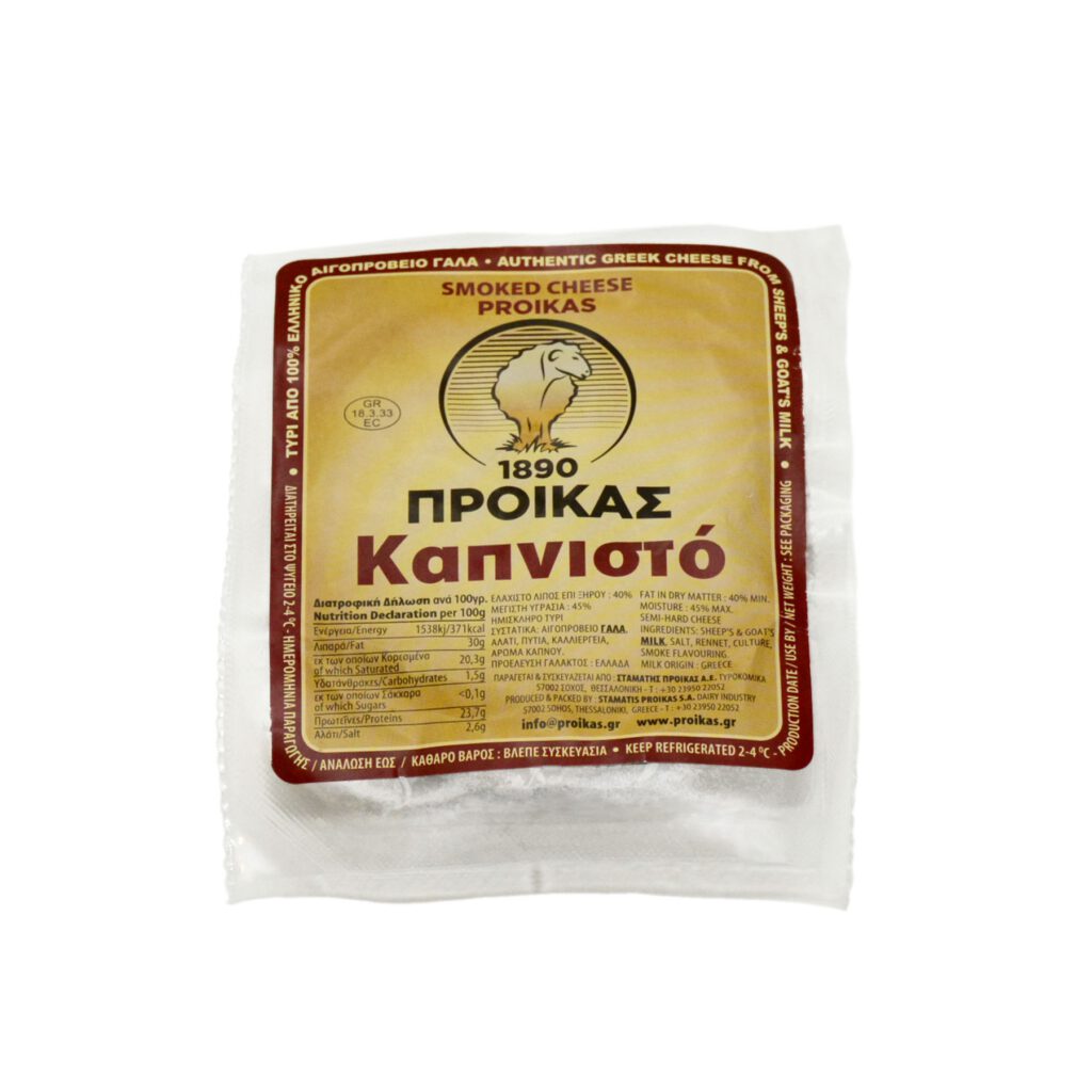 ΚΑΠΝΙΣΤΟ ΗΜΙΣΚΛΗΡΟ ΤΥΡΙ ΠΡΟΙΚΑΣ ΤΥΡΙ 200g