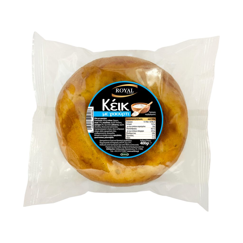 ROYAL ΚΕΪΚ ΜΕ ΓΙΑΟΥΡΤΙ ΣΤΡΟΓΓΥΛΟ 400g