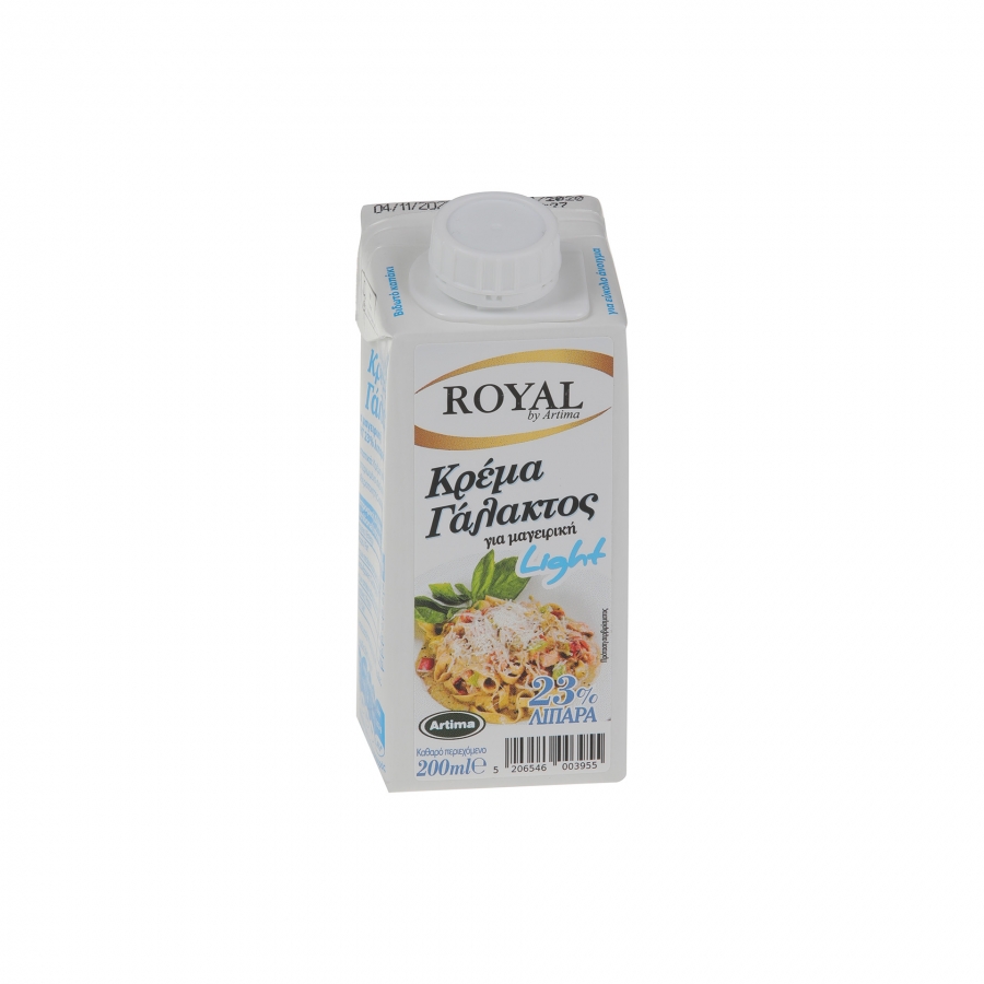 ROYAL ΚΡΕΜΑ ΓΑΛΑΚΤΟΣ 23% 200ml