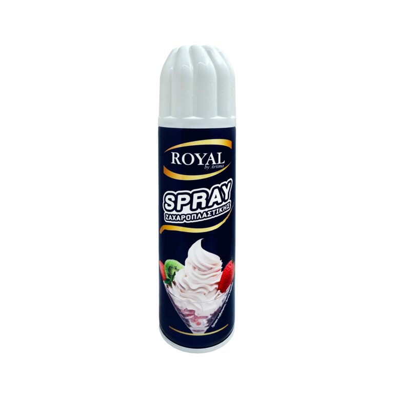 ROYAL SPRAY ΖΑΧΑΡΟΠΛΑΣΤΙΚΗΣ ΜΕ ΦΥΤΙΚΑ ΛΙΠΑΡΑ 250g
