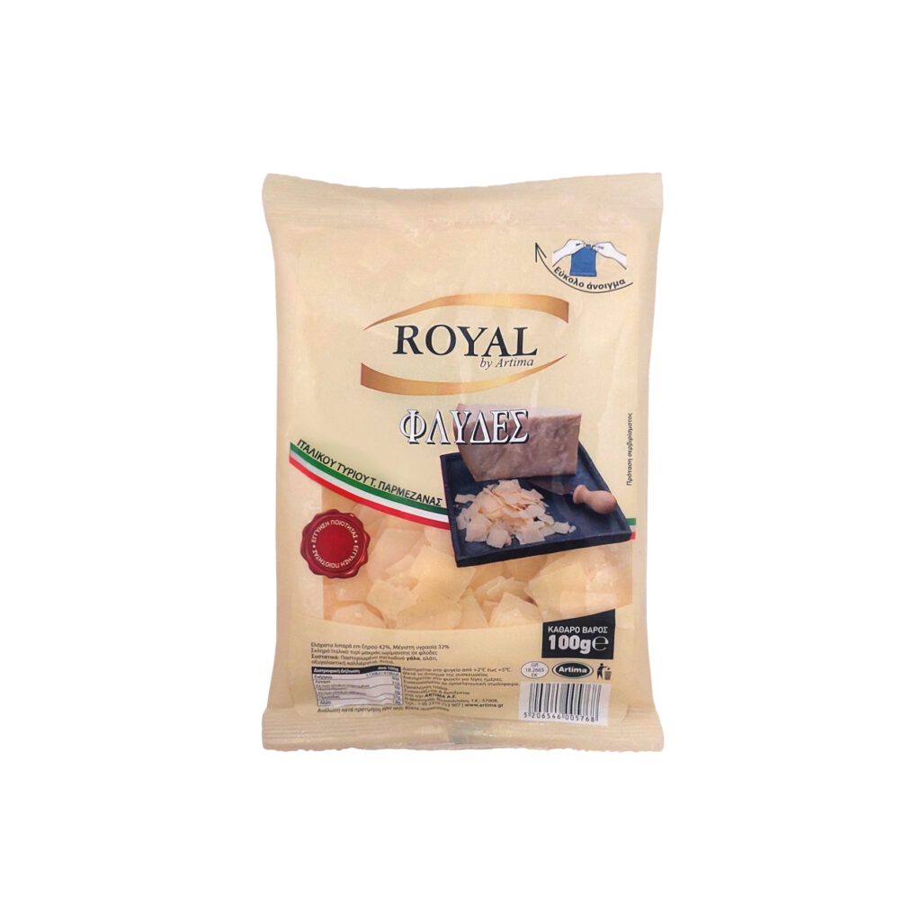ROYAL ITALIAN CHEESE FLAKES PARMESAN 100g